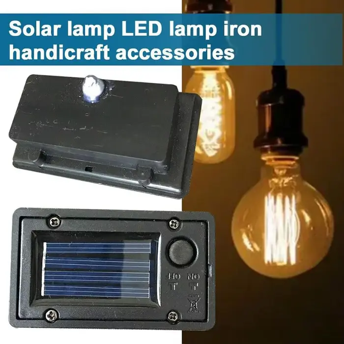 Boîtes de rangement à batterie solaire pour bricolage