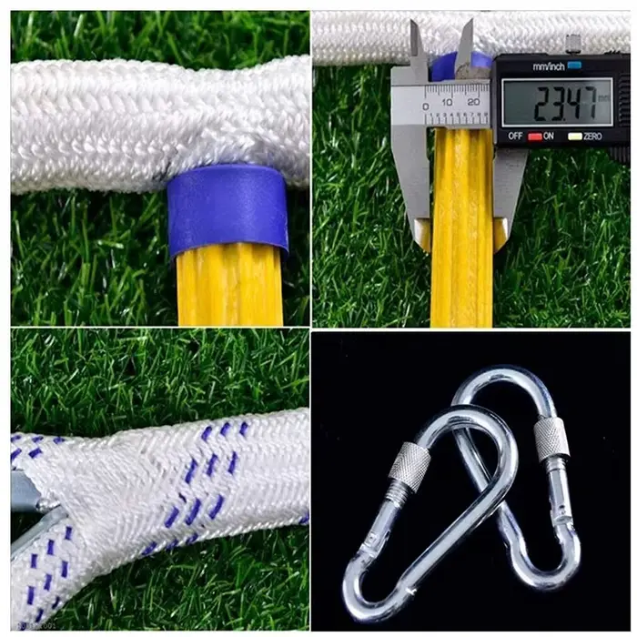 Échelle de corde Flexible de 5M, échelle isolée d'escalade antidérapante, échelle de corde d'ingénie