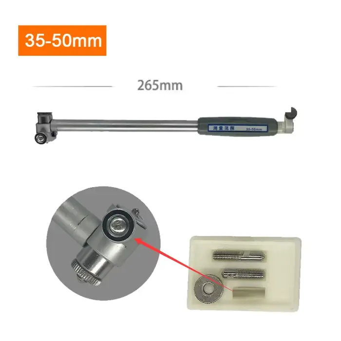 Jauge de diamètre intérieur 50-160mm + sonde (sans indicateur)