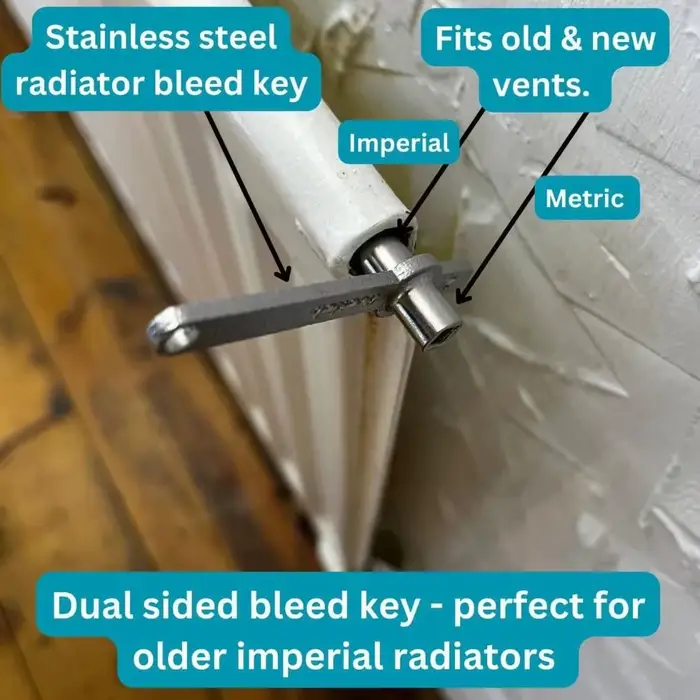 Clé de radiateur en acier inoxydable