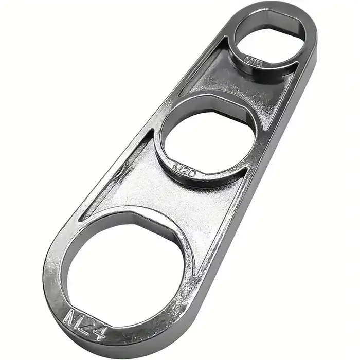Clé d'aérateur de robinet 6 en 1, outil en alliage de Zinc pour une Installation/élimination facile 