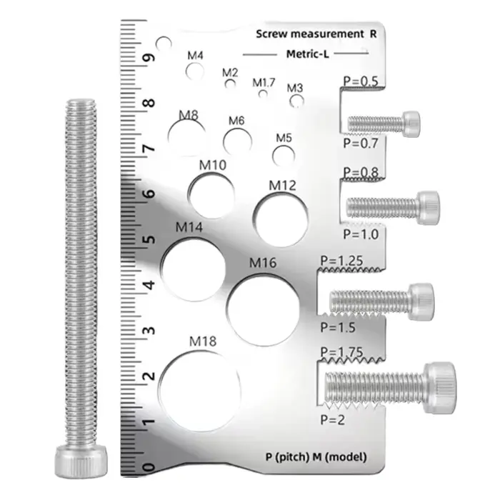 Pied à coulisse en acier inoxydable 410 pour la mesure de la longueur
