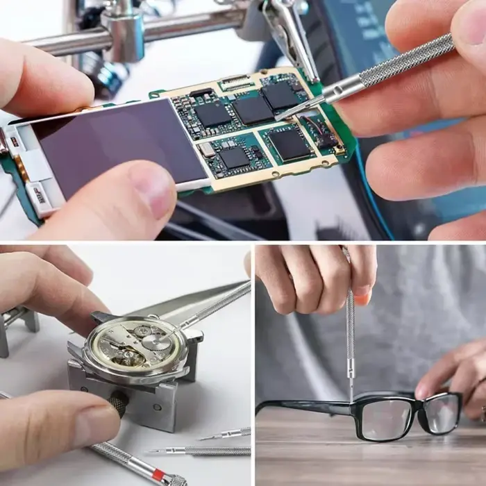 Tournevis en acier de 0.8 à 1.6mm pour la réparation de montres