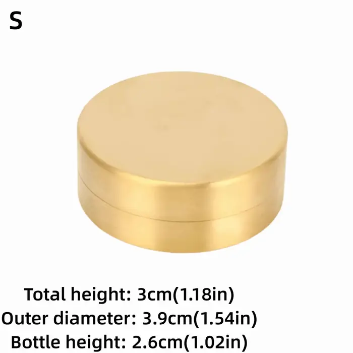 Boîte scellée en laiton durable S/M/L