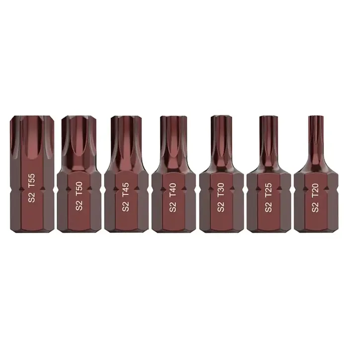 Embouts de tournevis électrique Torx 30/75MM T20/25/30/40/45/50/55