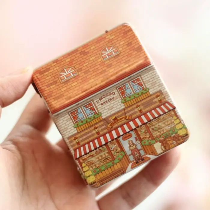 Boîte de rangement créative en métal