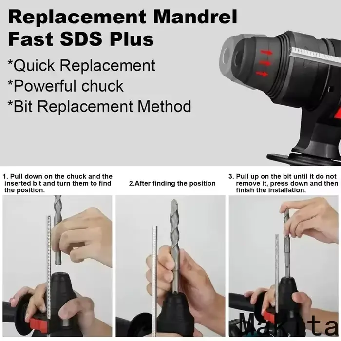 Marteau perforateur rotatif sans fil Makita
