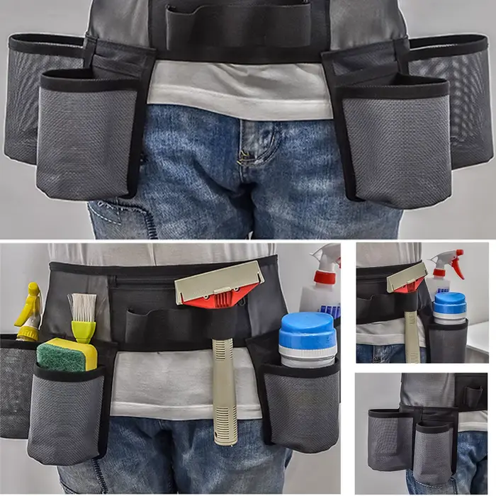 Ceinture porte-outils de jardinage et sacoche de rangement pour le nettoyage domestique