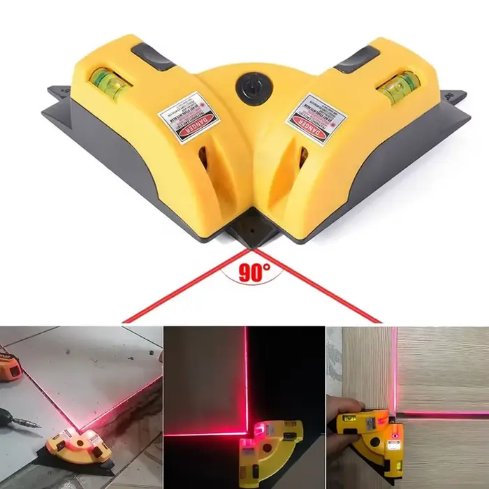 Ligne horizontale verticale mesure précise de niveau du laser 90 ° infrarouge de plancher de place de projection
