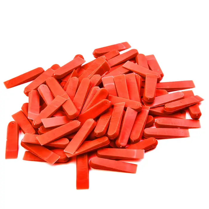 100 pièces de calques de nivellement pour carrelage en plastique