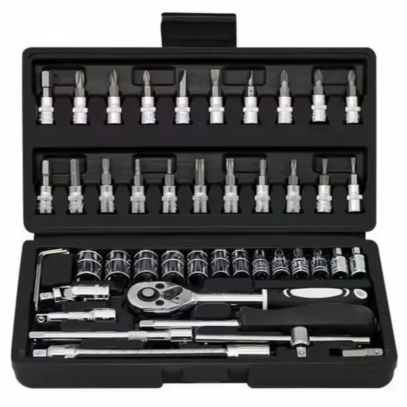 Kit d'outils de réparation automobile avec cliquet et clé à douille Daquan, ensemble multifonctionne