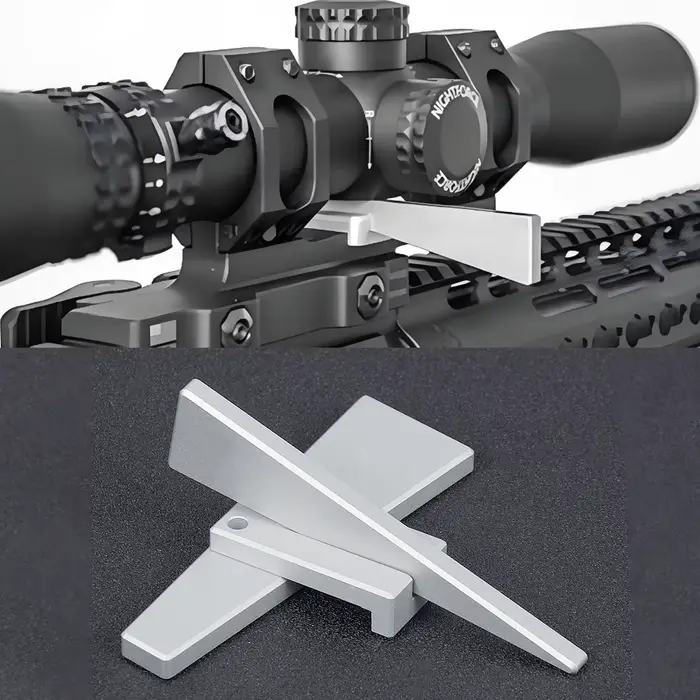 Kit d'outils de nivellement optique en métal 3 pièces pour ajustement fin des lunettes