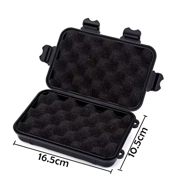 Grande boîte de rangement pour outils de survie en plein air, résistante aux chocs et à la pression,