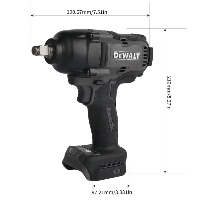 Clé à chocs électrique sans balais DeWalt DCF99M 20V à couple élevé