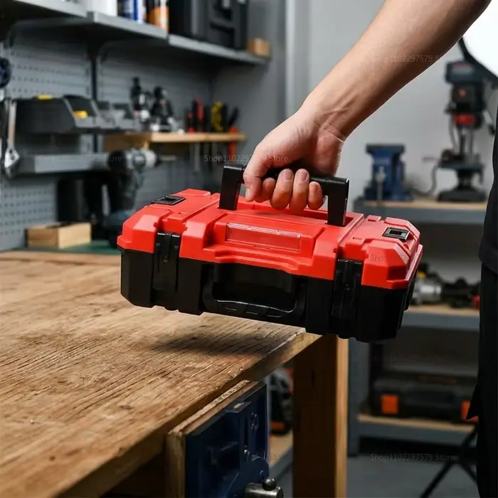 Ensemble de boîtes à outils empilables résistantes à la pression et aux chutes