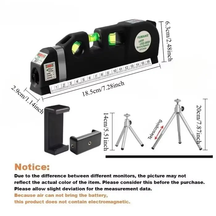 Niveau Laser infrarouge 4 en 1
