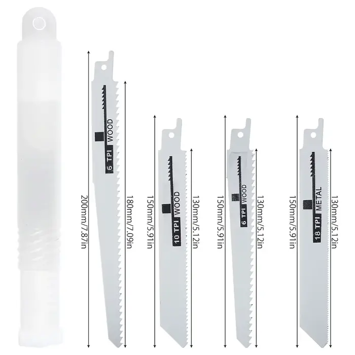 Lames de scie alternative, scie sabre, scie à main, lame de scie multiple pour bois, métal, plastiqu