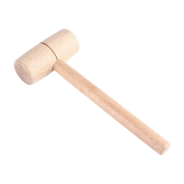 Marteau en bois de hêtre pour charpentier, marteau en bois de hêtre, tête ronde, outil manuel pour l