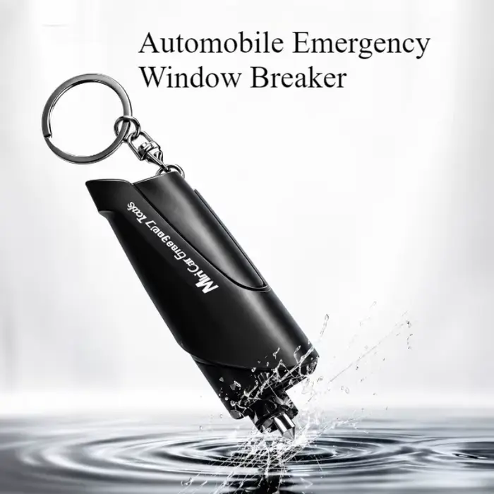 Marteau de sécurité automobile multifonctionnel portable pour briser les vitres en cas d'urgence