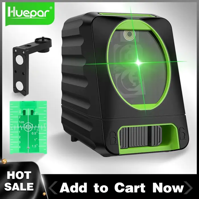 Huepar – niveau Laser croisé à 2 lignes
