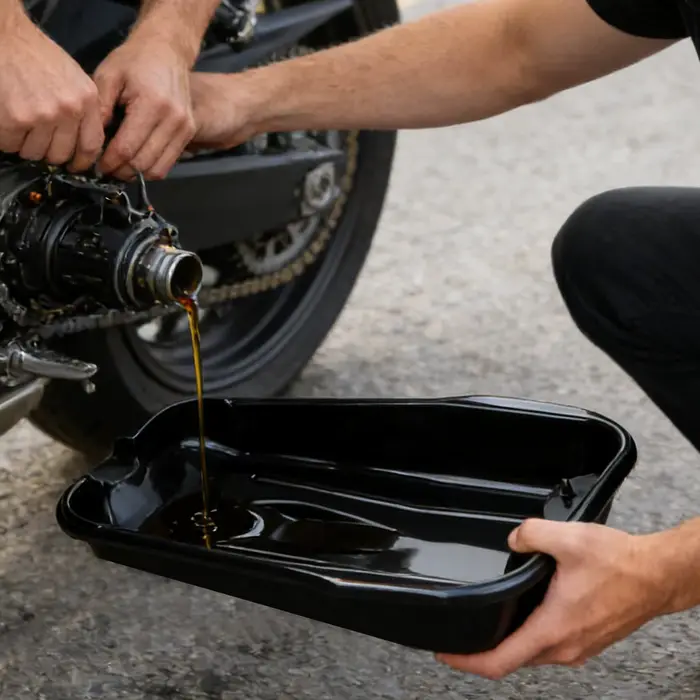 Bac de vidange d'huile grande capacité anti-fuite pour réparation automobile