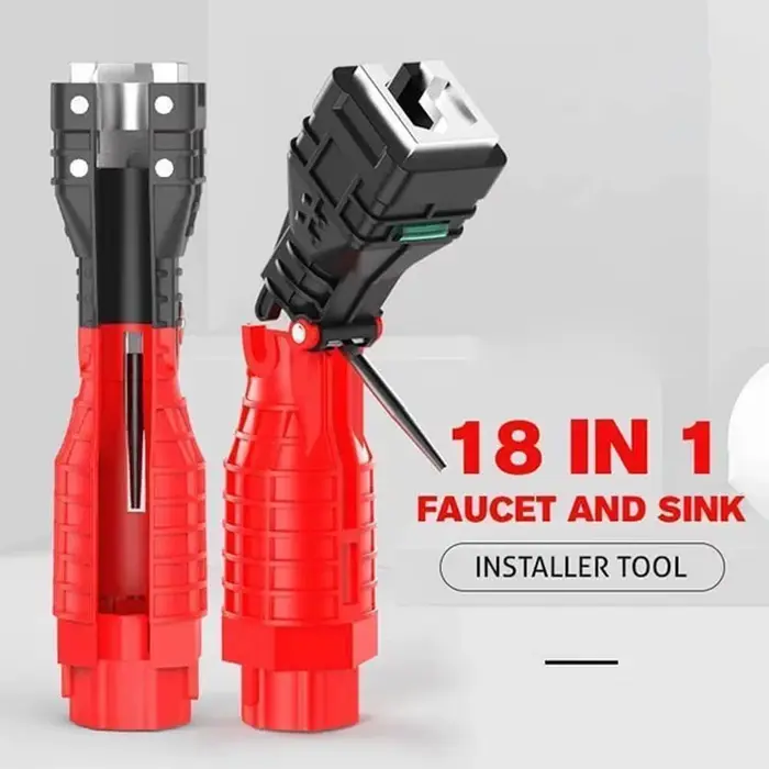 Outil d'installation de robinet et d'évier 18 en 1