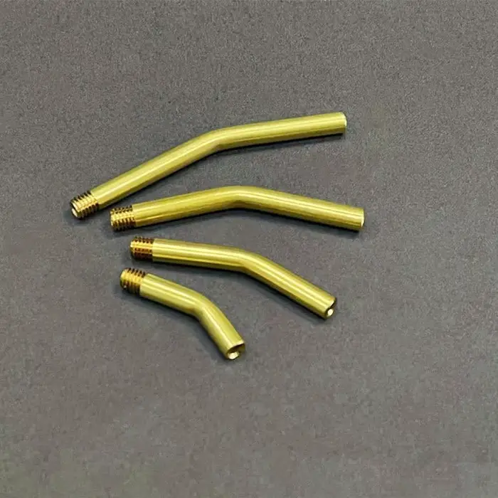 Tube courbé creux en laiton fileté M5/M6/M8
