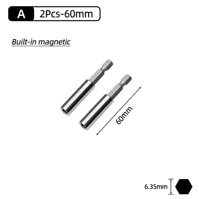 Adaptateur de support de douille de vis hexagonale 1/4