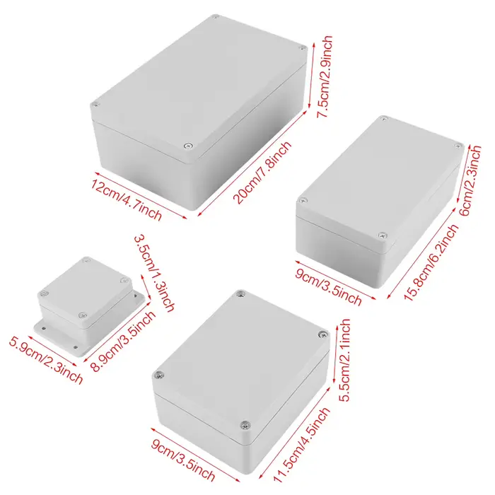 Boîte de projet électrique ABS étanche