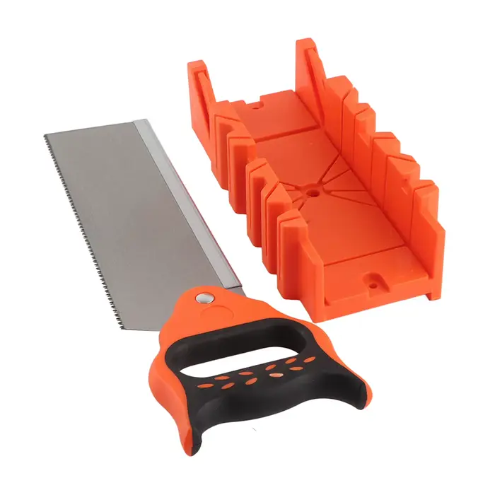 Boîte à onglets de serrage à Angle Multiple en plastique ABS de 12 pouces avec scie arrière de 14