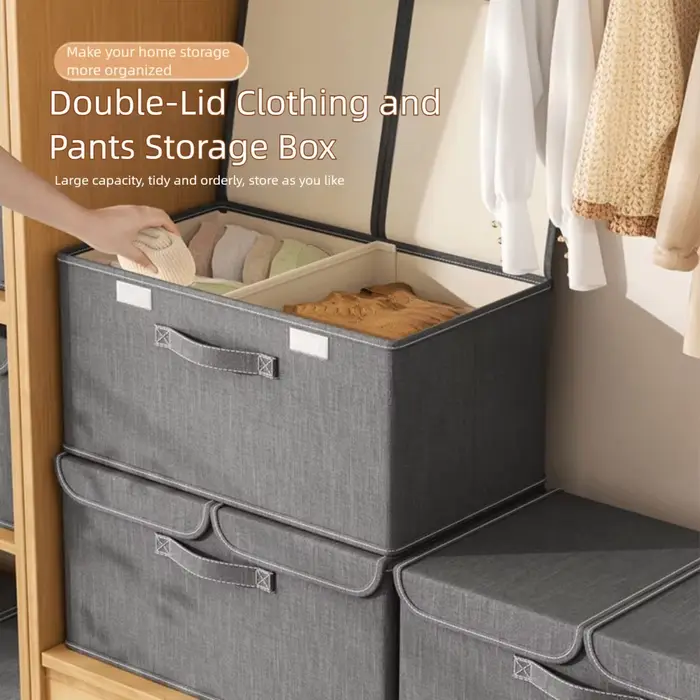 Conteneur de rangement de placard pliable