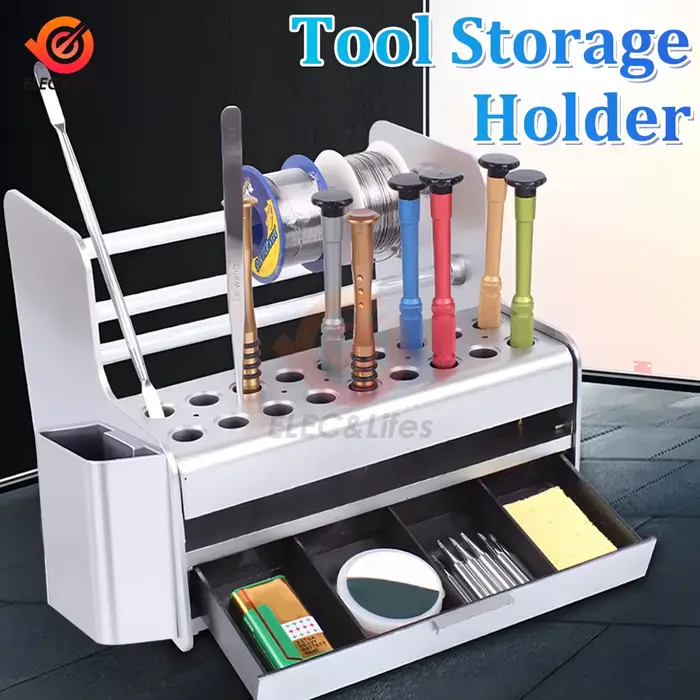 Boîte de rangement multifonctionnelle pour outils d'entretien