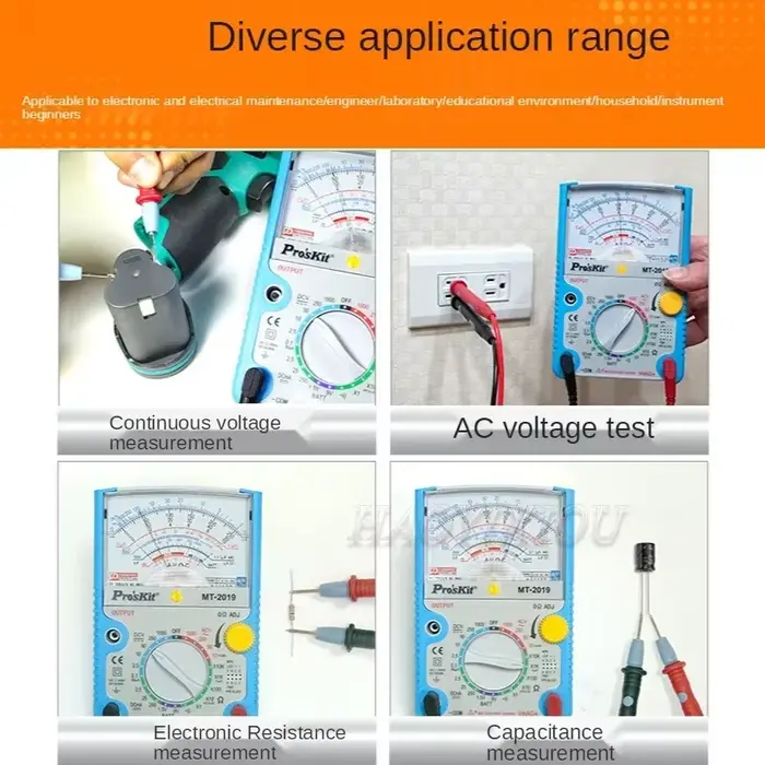 MT-2019 – multimètre analogique