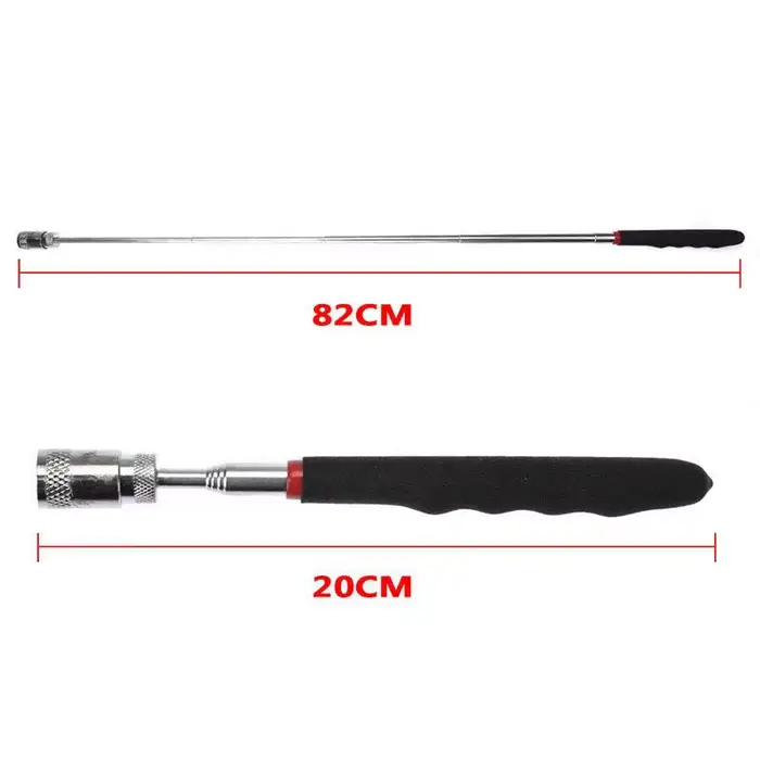 Mini stylo magnétique télescopique Portable avec lumière pour la ramassage des boulons d'écrou