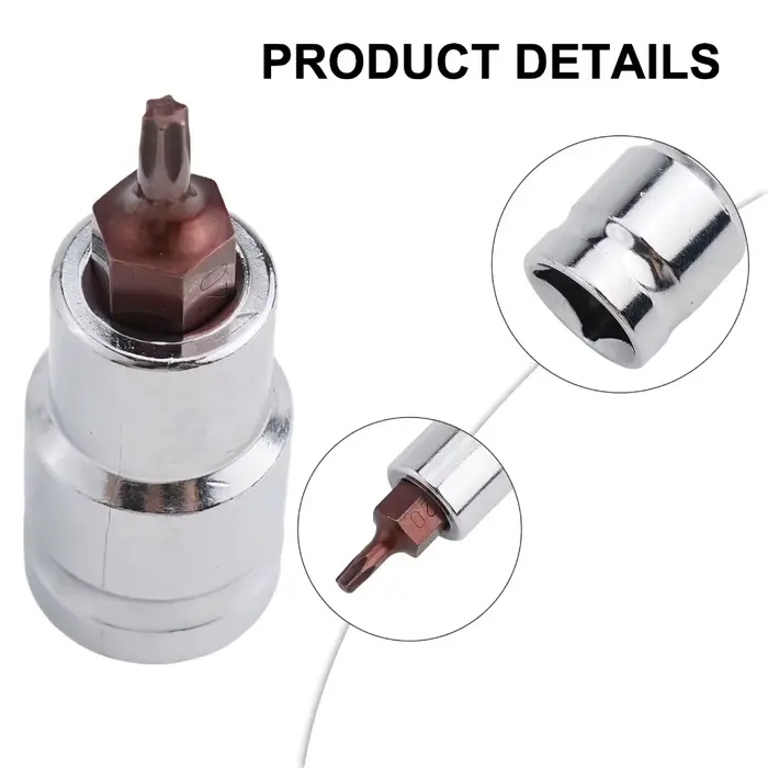 Embout de tournevis Torx de 1/2 pouces