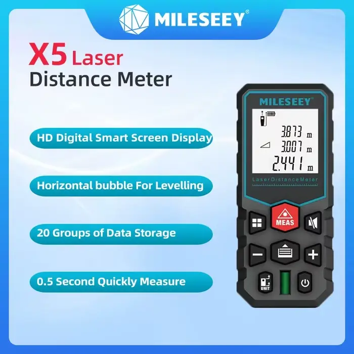 Mileseey X5 X6 S6 Nouveau modèle de télémètre laser