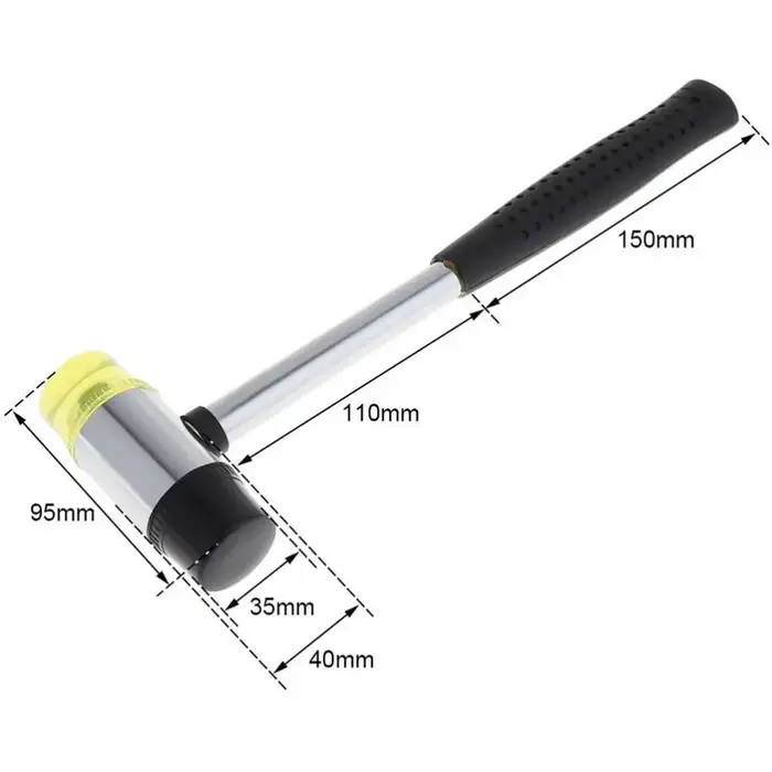 Marteau en caoutchouc Double face 25/30/35/40mm