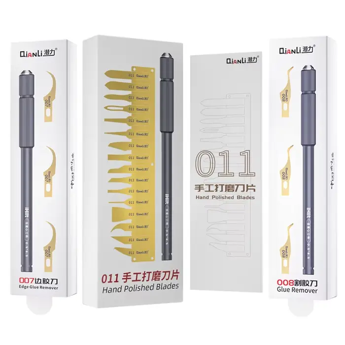 QianLi 007 008 009 011 couteau de Scalpel d'élimination de la CPU colle grattoir gaine BGA IC nettoy