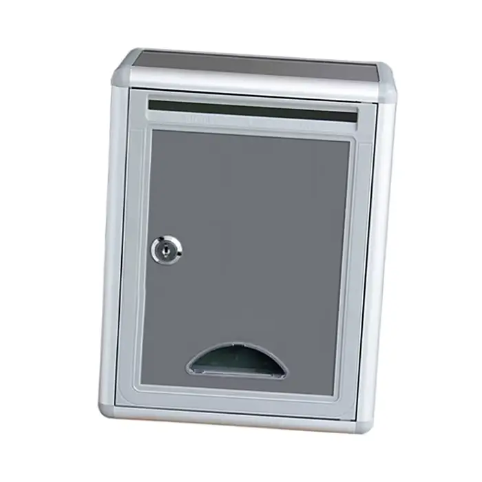 Boîte aux lettres murale en alliage d'aluminium