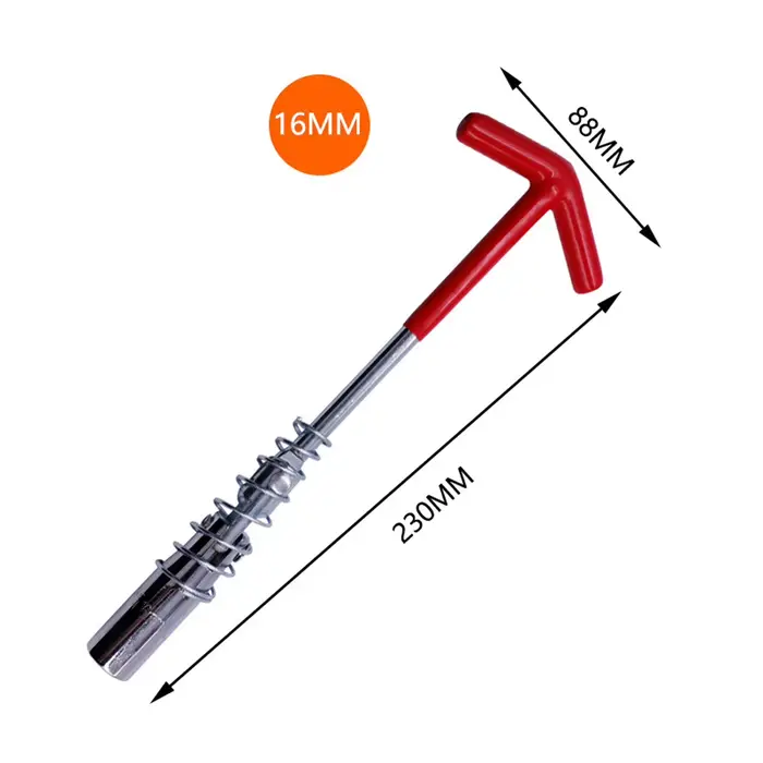 Clé universelle pour outil de retrait de bougie d'allumage, 14mm/16mm/21mm, Rotation à 360 degrés, c