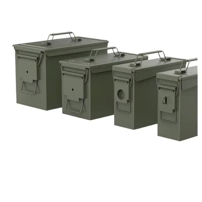 Boîte à munitions multifonction en acier