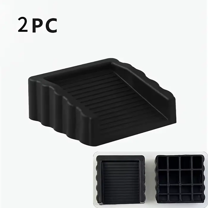 Bloc d'arrêt de porte en Silicone, 2 pièces, butoir de porte à cale, pour maison et bureau, retenue 