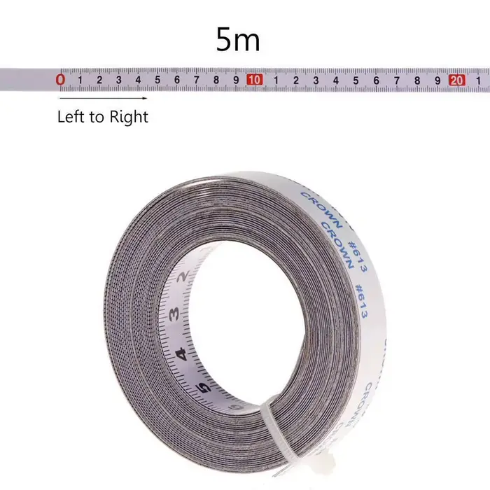 1 pièces ruban à mesurer 1/2/3/5M 13MM règles adhésives travail du bois règle de mesure couture
