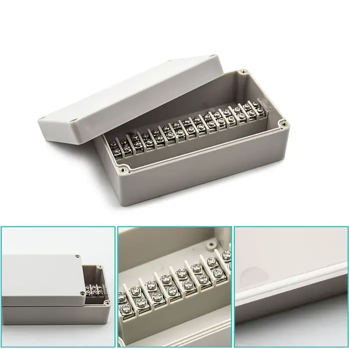 Boîte de rangement électronique étanche, boîtier en ABS pour l'extérieur