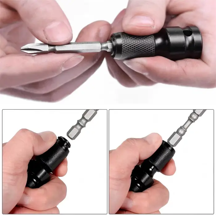 Adaptateur de clé à chocs pour perceuse