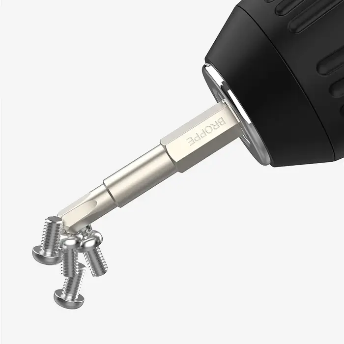 Embouts de tournevis à tête hexagonale magnétique en acier allié, outil de tournevis électrique, jeu