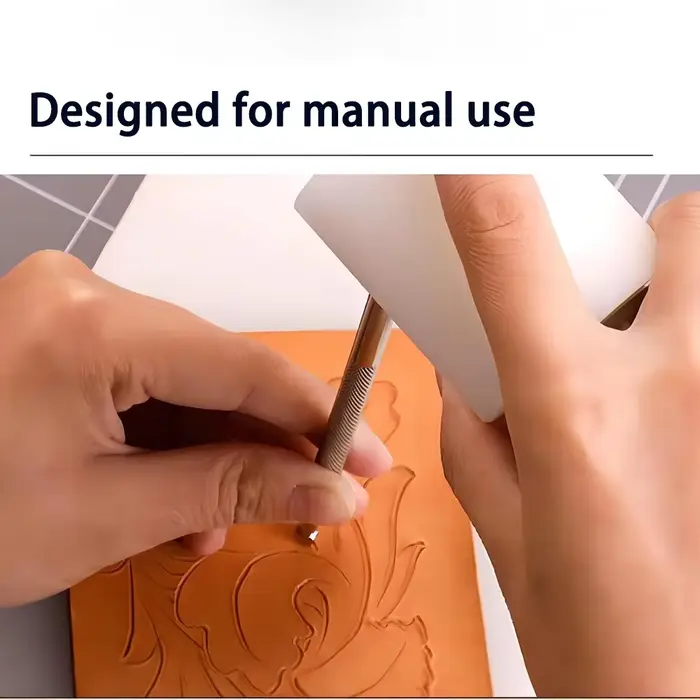 Marteau de sculpture sur cuir DIY - Tête en nylon de haute qualité avec manche en bois