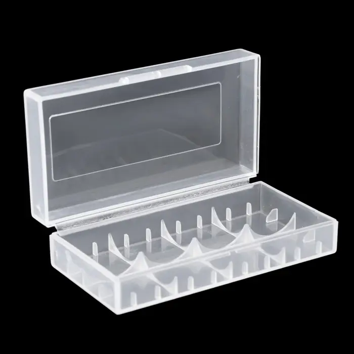 Soshine-Boîte de Rangement de Piles AA/AAA, Boîtier 18650, Couvercle, Conteneur en Plastique Semi-Perpétueux pour 1, 2, 4, 8x