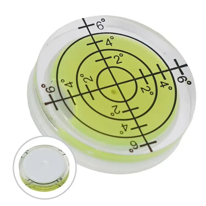 Niveau à bulle horizontal rond de 32x7mm