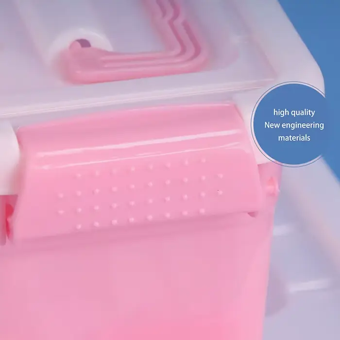 Boîte de rangement en plastique avec couvercle